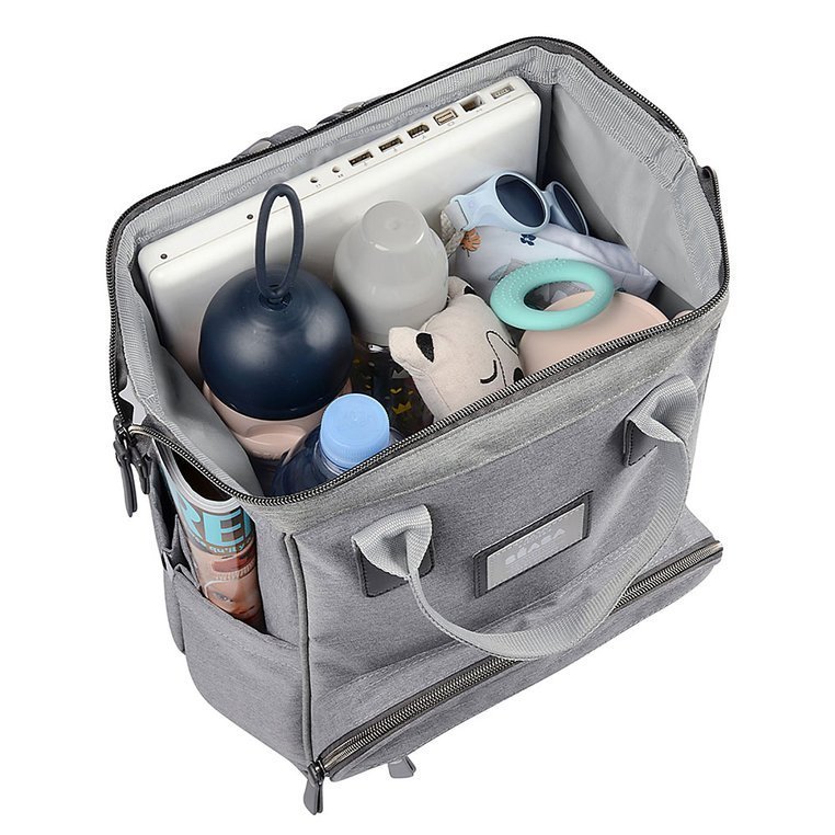 Beaba, Torba plecak dla mamy Wellington heather grey Beaba, Torba plecak dla mamy Wellington heather grey