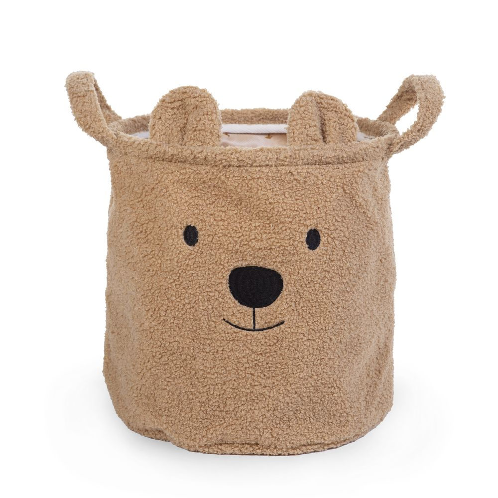 Childhome, Pluszowy pojemnik na zabawki 30 x 30 x 30 cm Teddy Bear Childhome, Pluszowy pojemnik na zabawki 30 x 30 x 30 cm Teddy Bear