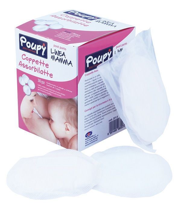 Poupy, Wkładki Laktacyjne, 30 szt. Poupy, Wkładki Laktacyjne, 30 szt.