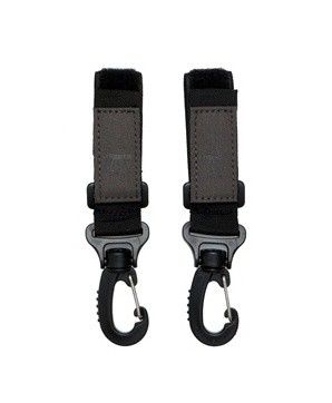 Lassig, zaczepy do wózka black