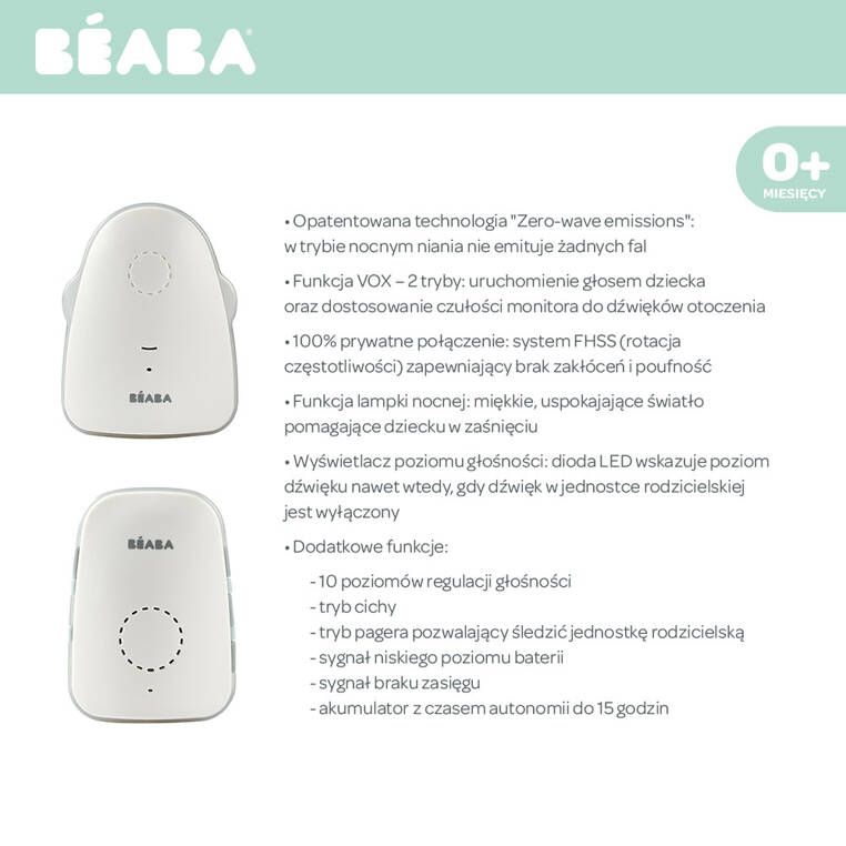 Beaba, Niania elektroniczna audio Simply ZEN Beaba, Niania elektroniczna audio Simply ZEN