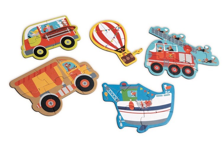 Scratch, Pierwsze Puzzle Pojazdy