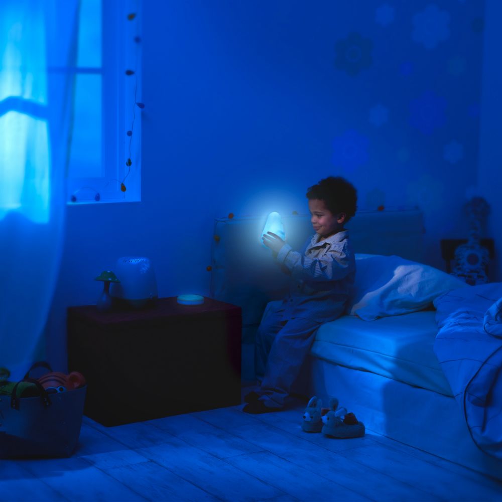 Lampka nocna przytulanka Lumilove Barbapapa niebieska