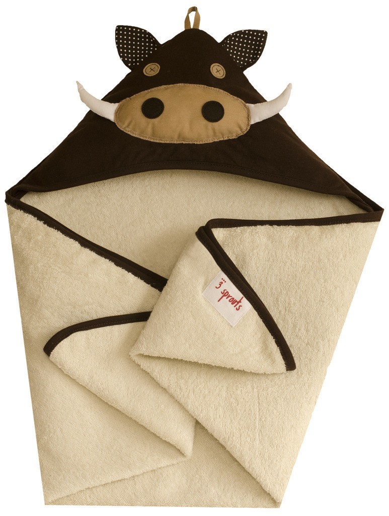 3 Sprouts Duży ręcznik z kapturkiem Guziec