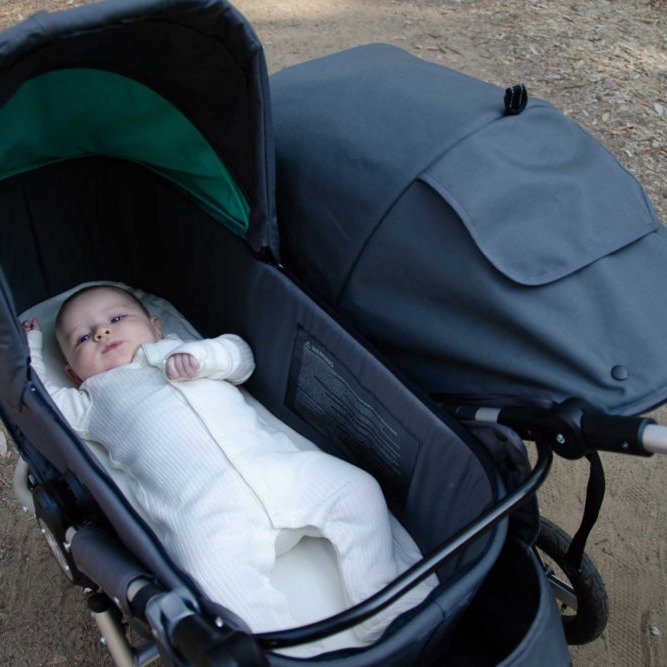 Bumbleride, Pokrowiec na materac do gondoli z bawełny organicznej - wózek Indie Twin