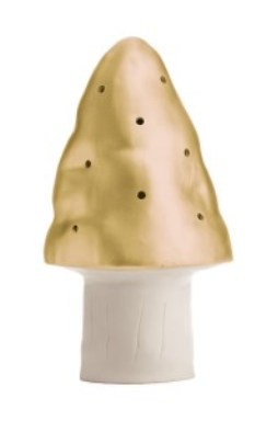 Lampka Mały Grzyb złoty