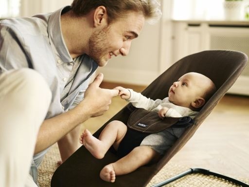 BabyBjorn, leżaczek BALANCE SOFT - Czarny / Szary BabyBjorn, leżaczek BALANCE SOFT - Czarny / Szary