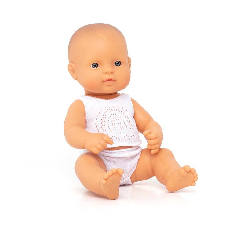 Miniland Baby, BOX Lalka dziewczynka Europejka 32 cm