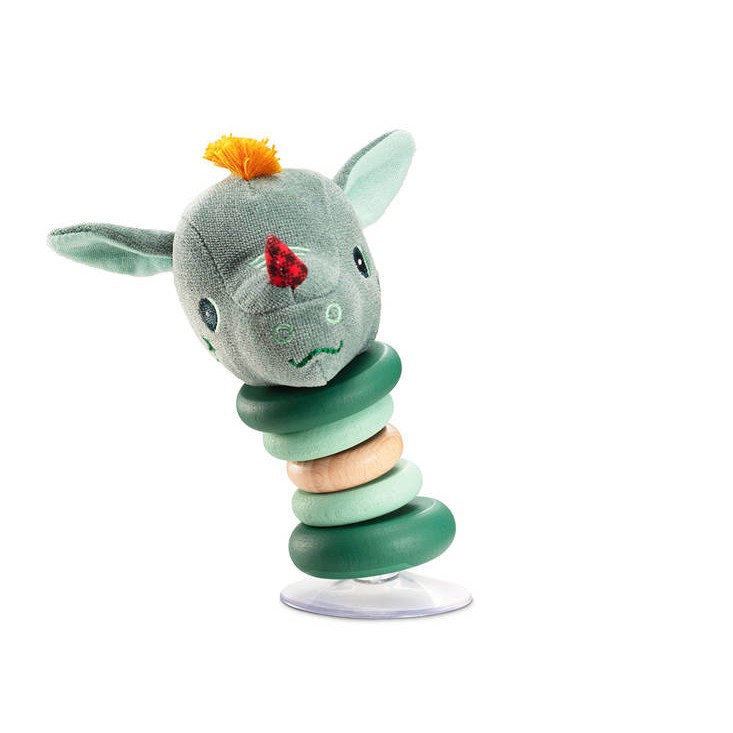 Lilliputiens, Grzechotka z przyssawką Smok Joe 6 m+ Lilliputiens, Grzechotka z przyssawką Smok Joe 6 m+