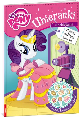 My little pony ubieranki z naklejkami