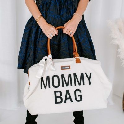 Childhome, Torba Mommy Bag Teddy Bear White (Limited Edition) Childhome, Torba Mommy Bag Teddy Bear White (Limited Edition)