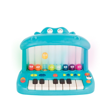 Btoys, Keyboard - Hipopotam - ze skaczącymi ptaszkami - muzyka i światło Btoys, Keyboard - Hipopotam - ze skaczącymi ptaszkami - muzyka i światło