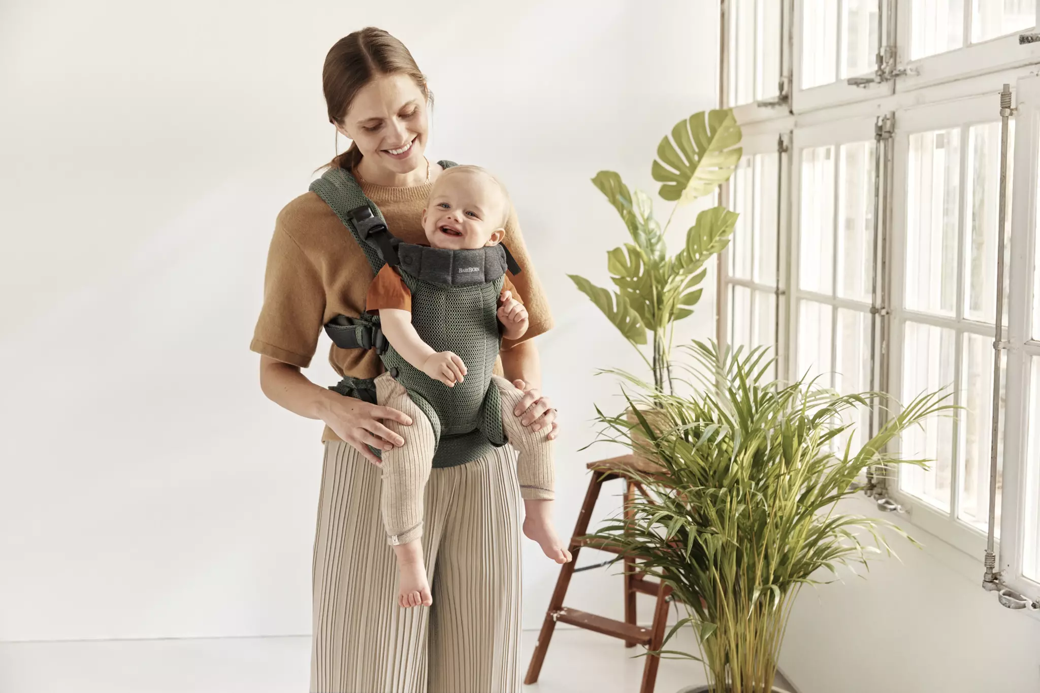 Babybjorn , Nosidełko Harmony 3D Mesh, Zielony Babybjorn , Nosidełko Harmony 3D Mesh, Zielony