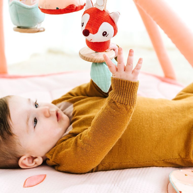 Lilliputiens, Mata edukacyjna wielofunkcyjna z pałąkami Las Lilliputiens, Mata edukacyjna wielofunkcyjna z pałąkami Las