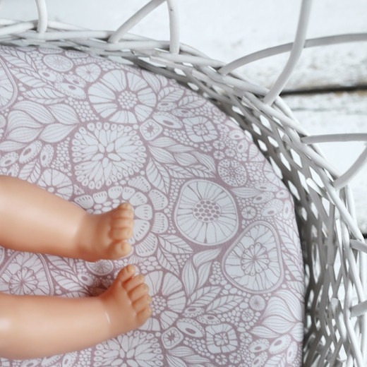 Sleepee, Prześcieradło do gondoli We Care 2-pak Pink/Wiewióry