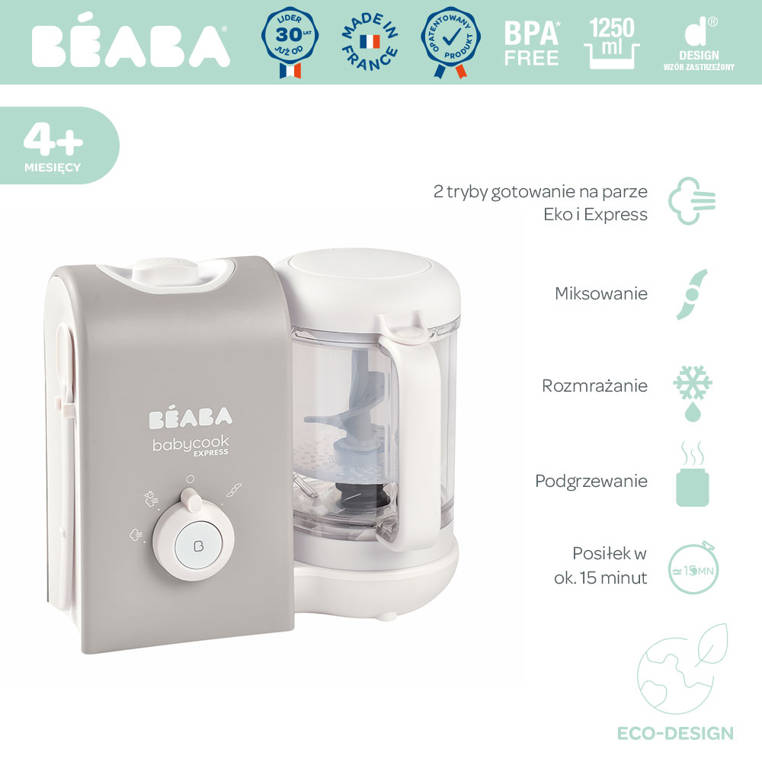 Beaba Babycook® Express Velvet Grey Beaba Babycook® Express Velvet Grey