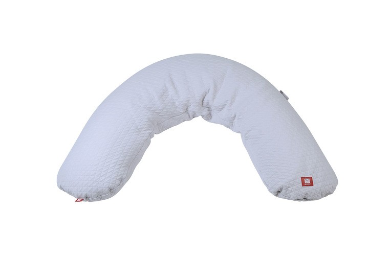 Red Castle, Ergonomiczna poduszka rogal dla kobiet w ciąży i karmiących Big Flopsy Fleur de coton Pearl grey Red Castle, Ergonomiczna poduszka rogal dla kobiet w ciąży i karmiących Big Flopsy Fleur de coton Pearl grey