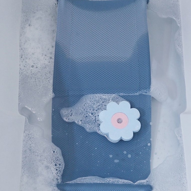 Beaba, Leżaczek – wkładka do kąpieli dla niemowląt Parma Grey