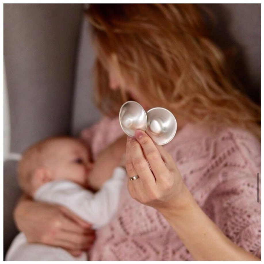 Srebrne nakładki na brodawki piersiowe Silverette