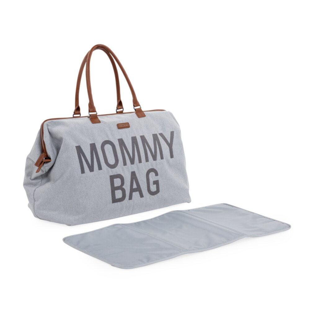 Childhome, Torba Mommy bag Kanwas Szara Childhome, Torba Mommy bag Kanwas Szara