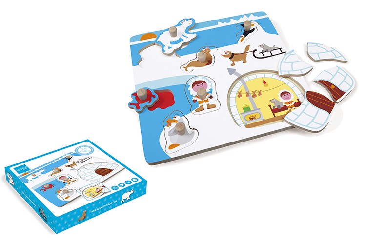 Scratch, Puzzle z uchwytem Eskimos Scratch, Puzzle z uchwytem Eskimos