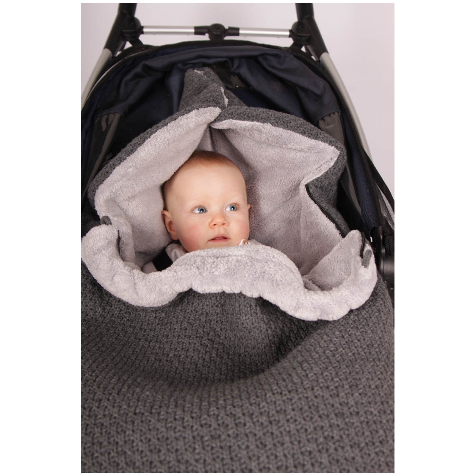 Baby's Only, Robust anthracite, Śpiworek do wózka, czarny