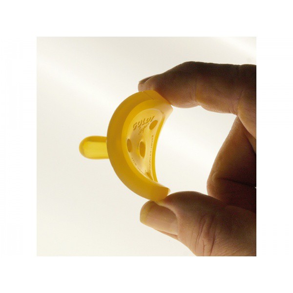 Ekologiczny kauczukowy smoczek uspokajacz - tradycyjny owalny XS 0 mcy bez uchwytu