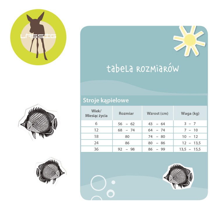 Lassig, Spodenki do pływania z wkładką chłonną Viking UV 50+ 6mc Lassig, Spodenki do pływania z wkładką chłonną Viking UV 50+ 6mc