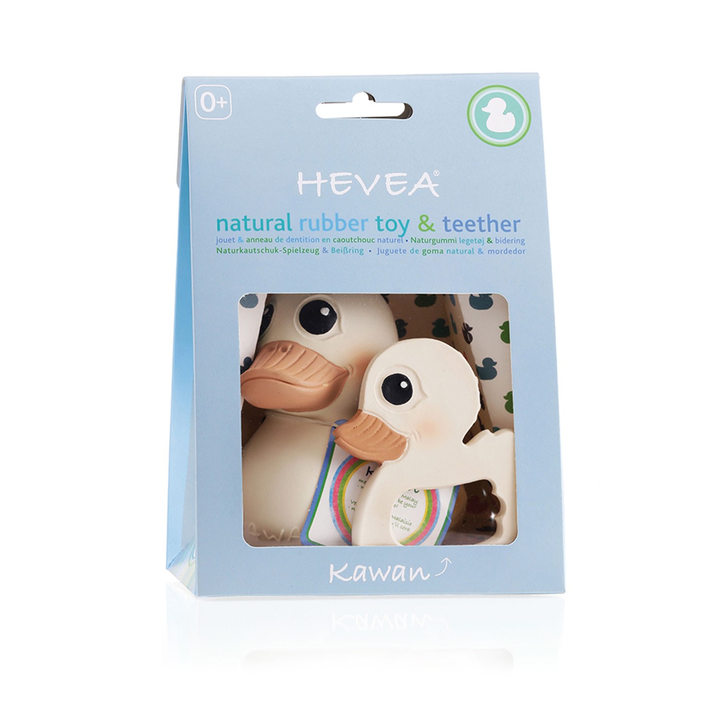 Hevea, Kaczuszka do kąpieli i kaczuszka gryzak Kawan z naturalnego kauczuku Hevea, Kaczuszka do kąpieli i kaczuszka gryzak Kawan z naturalnego kauczuku