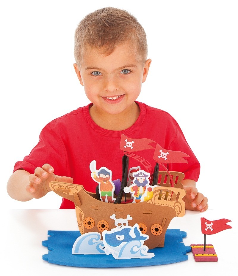 Sevi, Zestaw piraci, Soft, 48 el. Sevi, Zestaw piraci, Soft, 48 el.