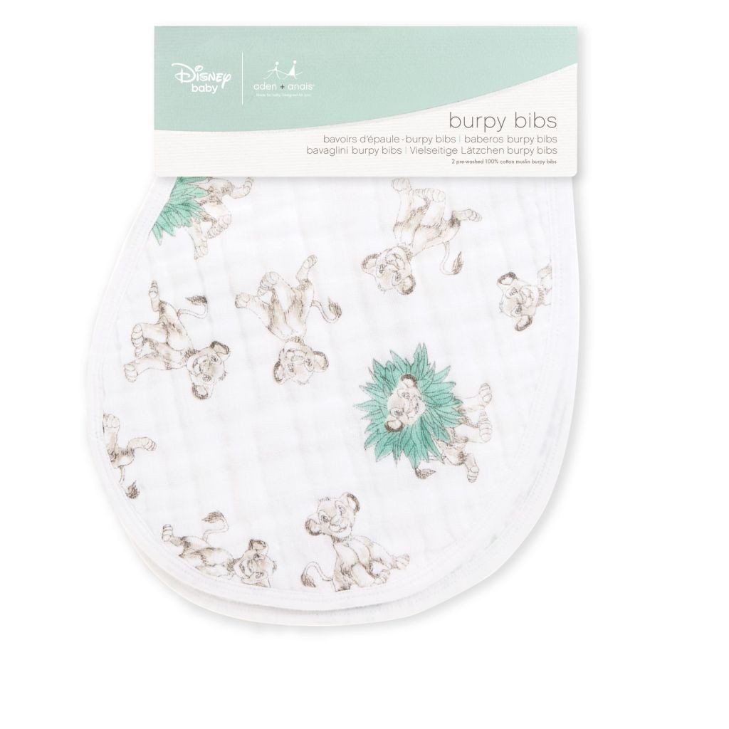 Aden & Anais, Pieluszka muślinowa do odbijania Disney Król Lew 2szt Aden & Anais, Pieluszka muślinowa do odbijania Disney Król Lew 2szt