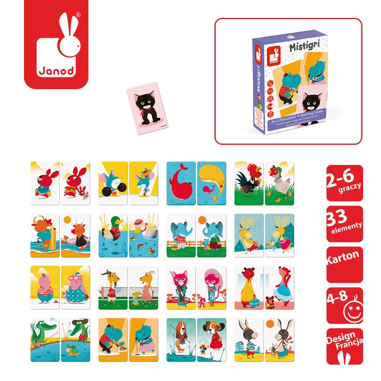 Janod, Gra karciana Czarny Kotek