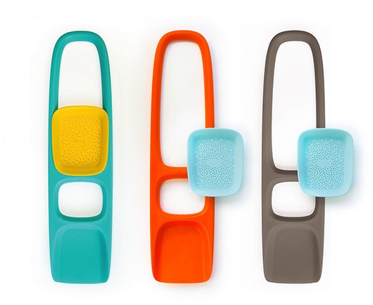 Quut, Scoppi Łopatka z sitkiem Bungee Grey + Vintage Blue Quut, Scoppi Łopatka z sitkiem Bungee Grey + Vintage Blue