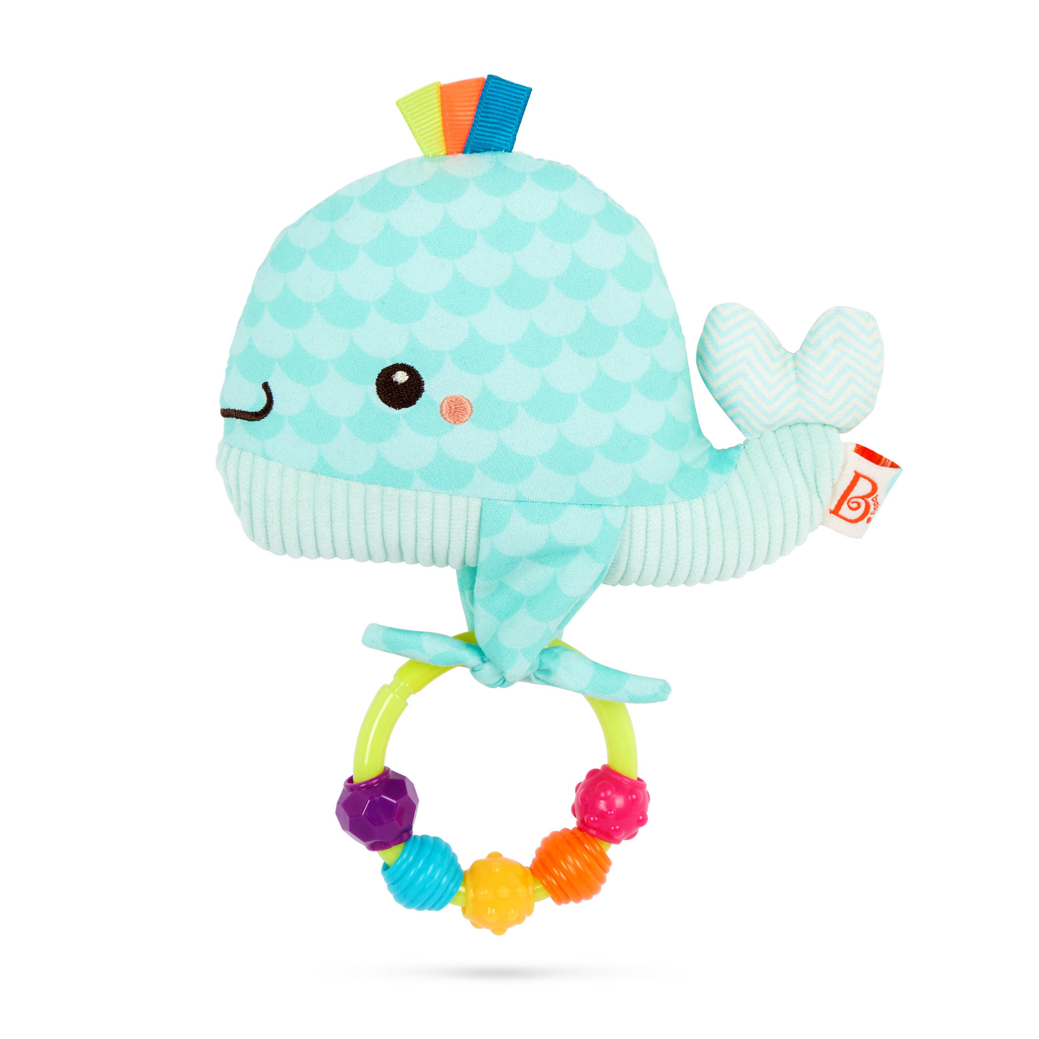Btoys, Whimsy Whale – grzechotka sensoryczna – WIELORYBEK Btoys, Whimsy Whale – grzechotka sensoryczna – WIELORYBEK