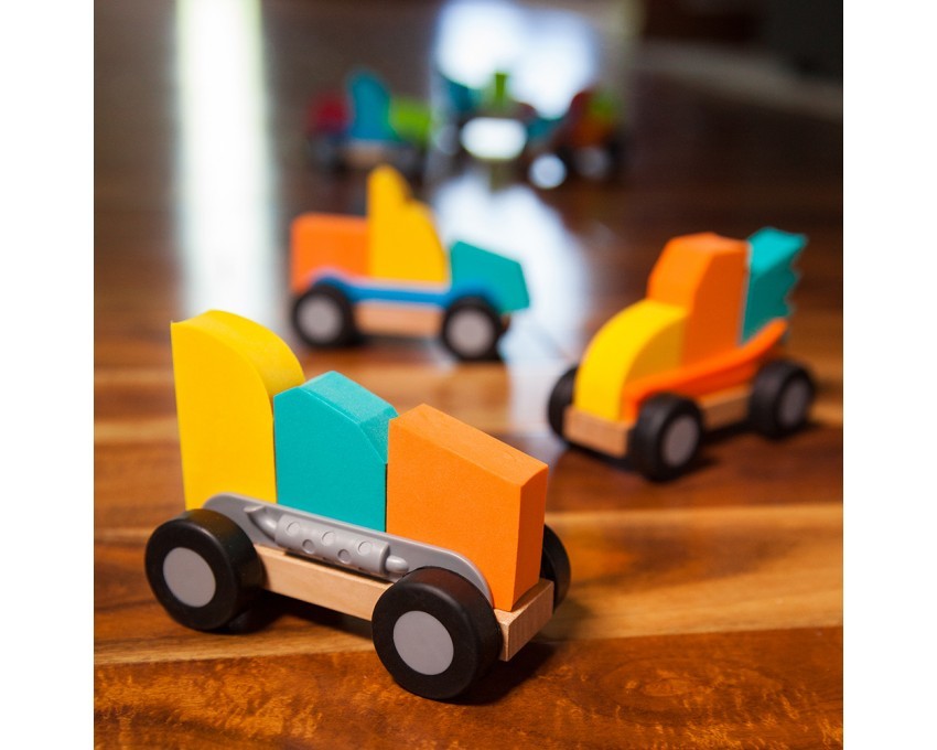 Fat Brain Toy, ModMobiles Składane Samochodziki Fat Brain Toy, ModMobiles Składane Samochodziki
