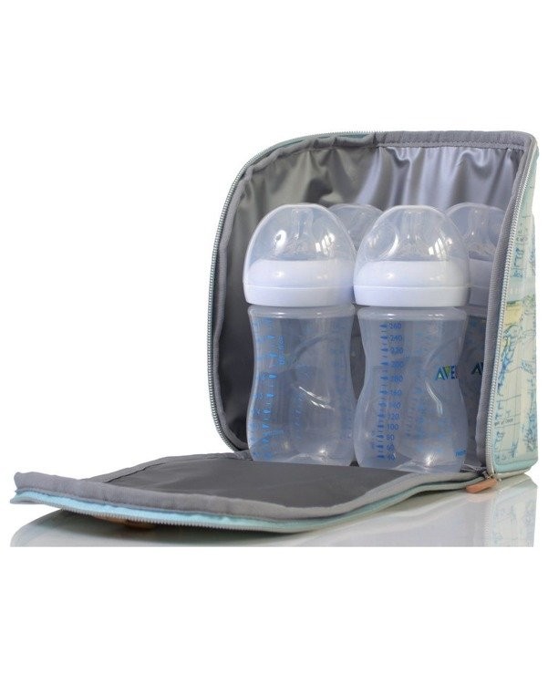 PacaPod, Torba termiczna na akcesoria niebieska jodełka