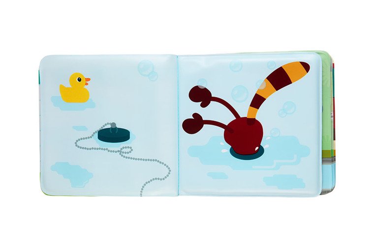 Lilliputiens, Książeczka do kąpieli Lemur George 18 m+