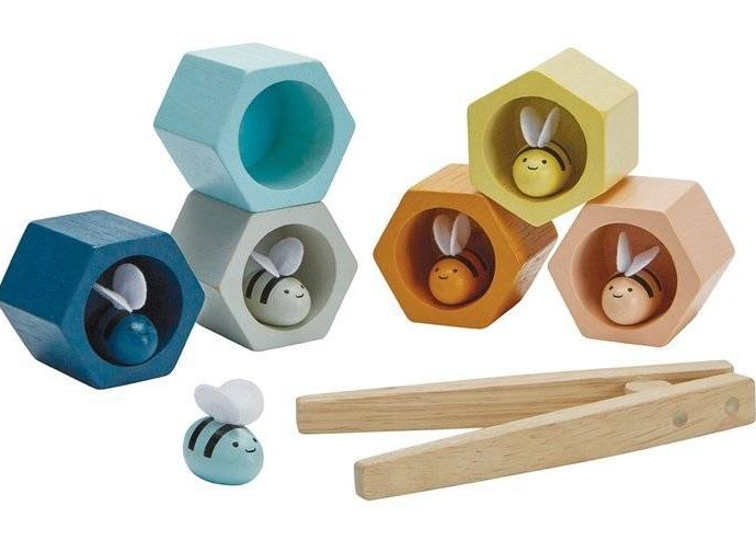 Plan Toys, Plaster miodu z pszczółkami - barwy sadu Plan Toys, Plaster miodu z pszczółkami - barwy sadu