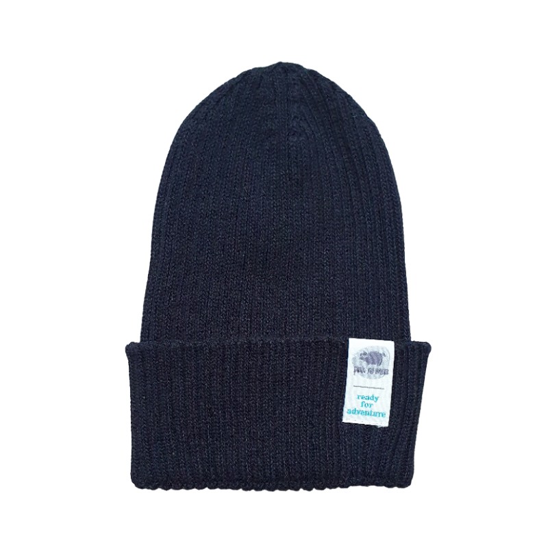 Pink no more, Czapka Beanie 0-24 miesiące Black