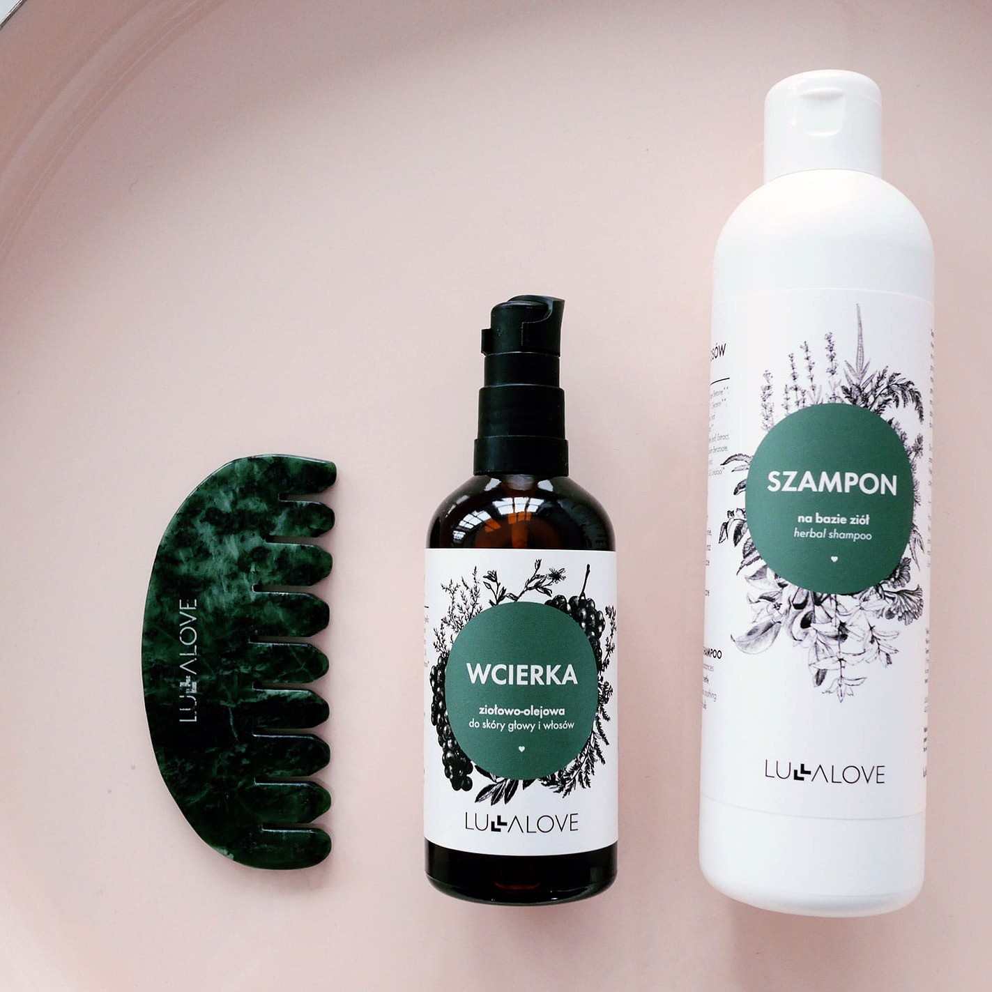 Lullalove, Ziołowy szampon oczyszczający na porost włosów 250ml