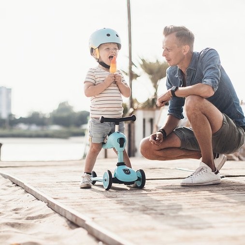 Scootandride, Kask XXS-S dla dzieci 1-5 lat Blueberry