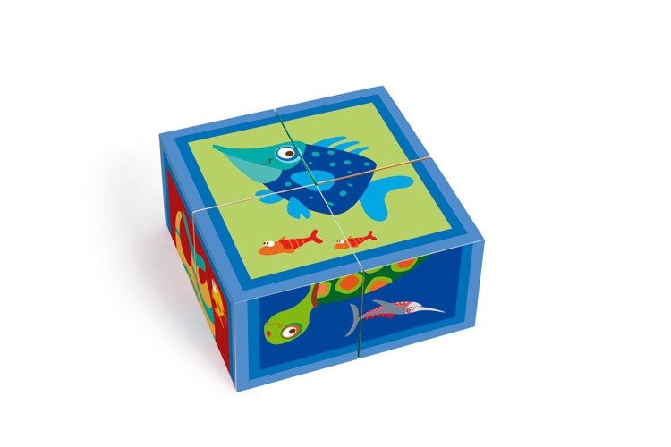 Scratch, Puzzle 4 Klocki OCEAN Scratch, Puzzle 4 Klocki OCEAN
