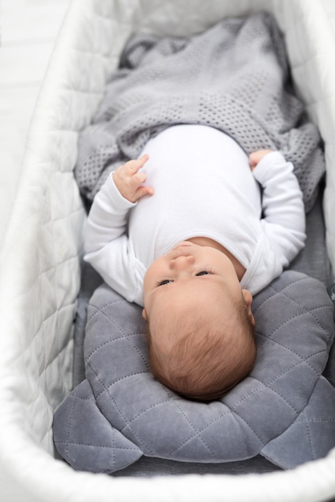 Sleepee, Poduszka z wgłębieniem na główkę Royal Baby Pink