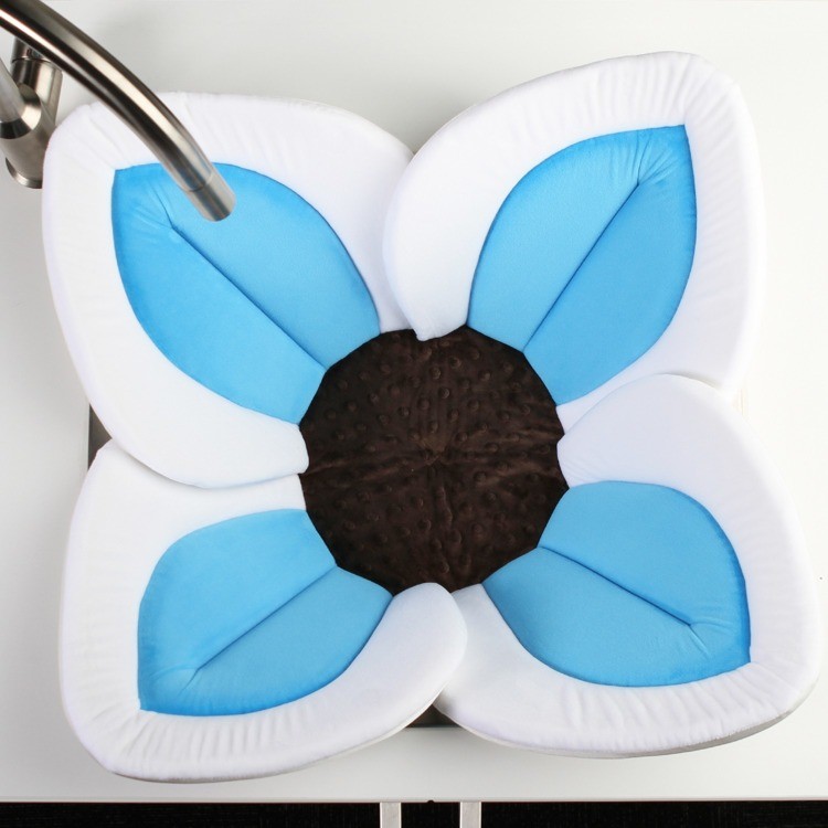 Blooming Bath, wkładka do kąpieli Turkusowy kwiat lotosu Blooming Bath, wkładka do kąpieli Turkusowy kwiat lotosu
