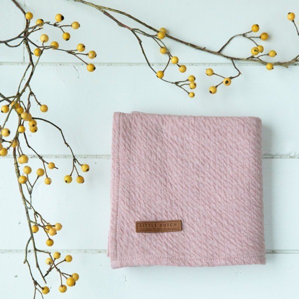 Little Dutch, Bawełniany ręcznik Pure pink Little Dutch, Bawełniany ręcznik Pure pink