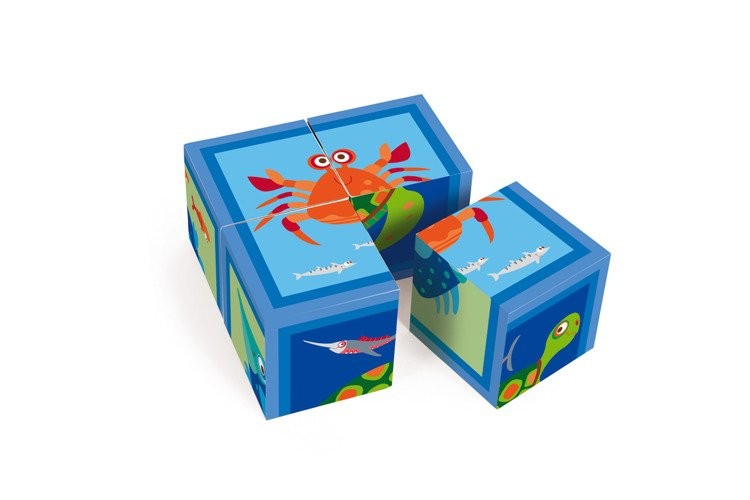 Scratch, Puzzle 4 Klocki OCEAN Scratch, Puzzle 4 Klocki OCEAN