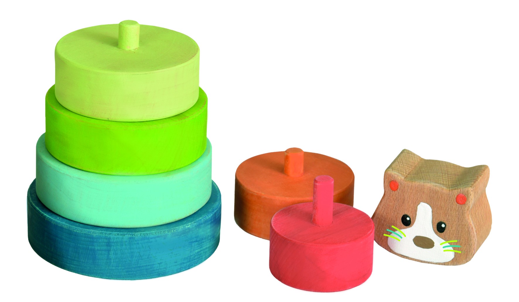 Egmont Toys, Piramida drewniana Kotek