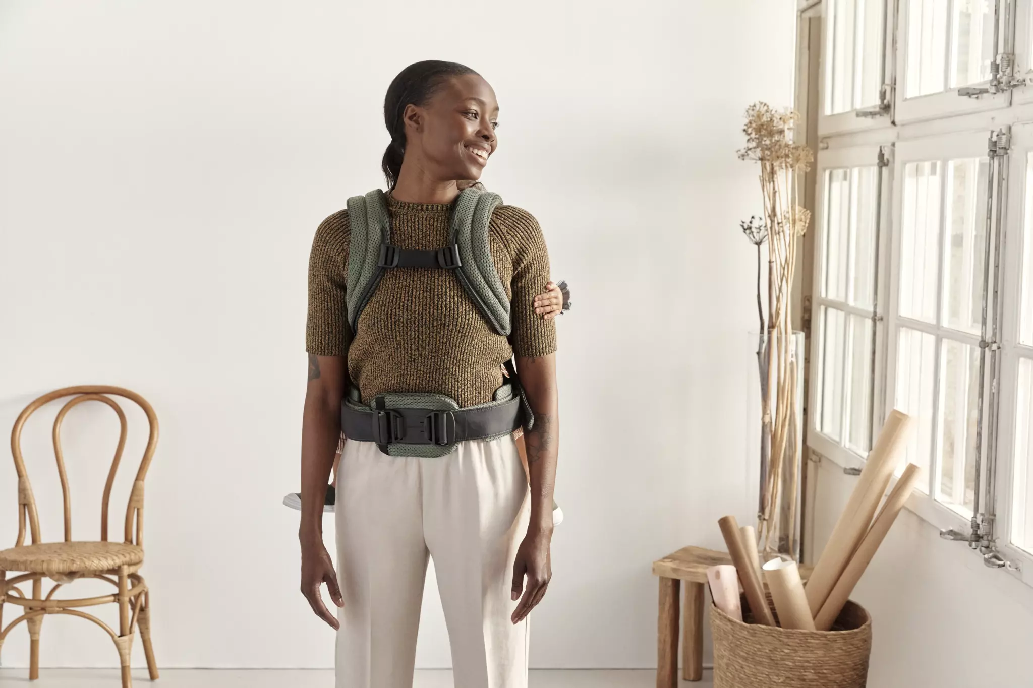 Babybjorn , Nosidełko Harmony 3D Mesh, Zielony Babybjorn , Nosidełko Harmony 3D Mesh, Zielony