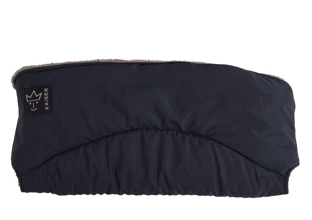 Kaiser, Mufki do wózka ALASKA MELANGE Kaiser niebieskie podwójne