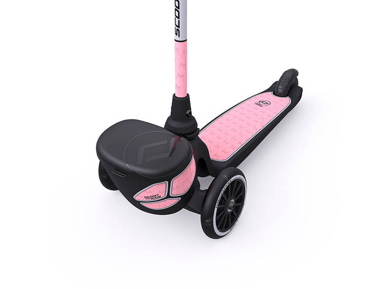 Scootandride, Highwaykick 2 Lifestyle Hulajnoga trójkołowa balansowa ze świecącymi kółkami odblaskową kierownicą Reflective Rose Scootandride, Highwaykick 2 Lifestyle Hulajnoga trójkołowa balansowa ze świecącymi kółkami odblaskową kierownicą Reflective Rose
